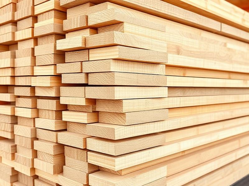 Framing lumber stack